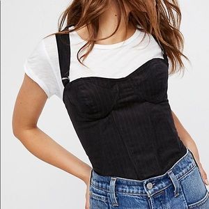 Free People Current Joys Corset Top